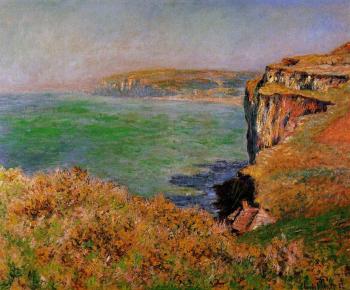 Claude Oscar Monet : The Cliff at Varengeville